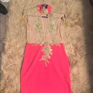 Britney style embellished Banjul dress